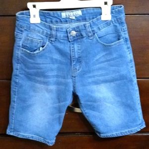 Size 14 Blue Rag denim shorts Bermuda